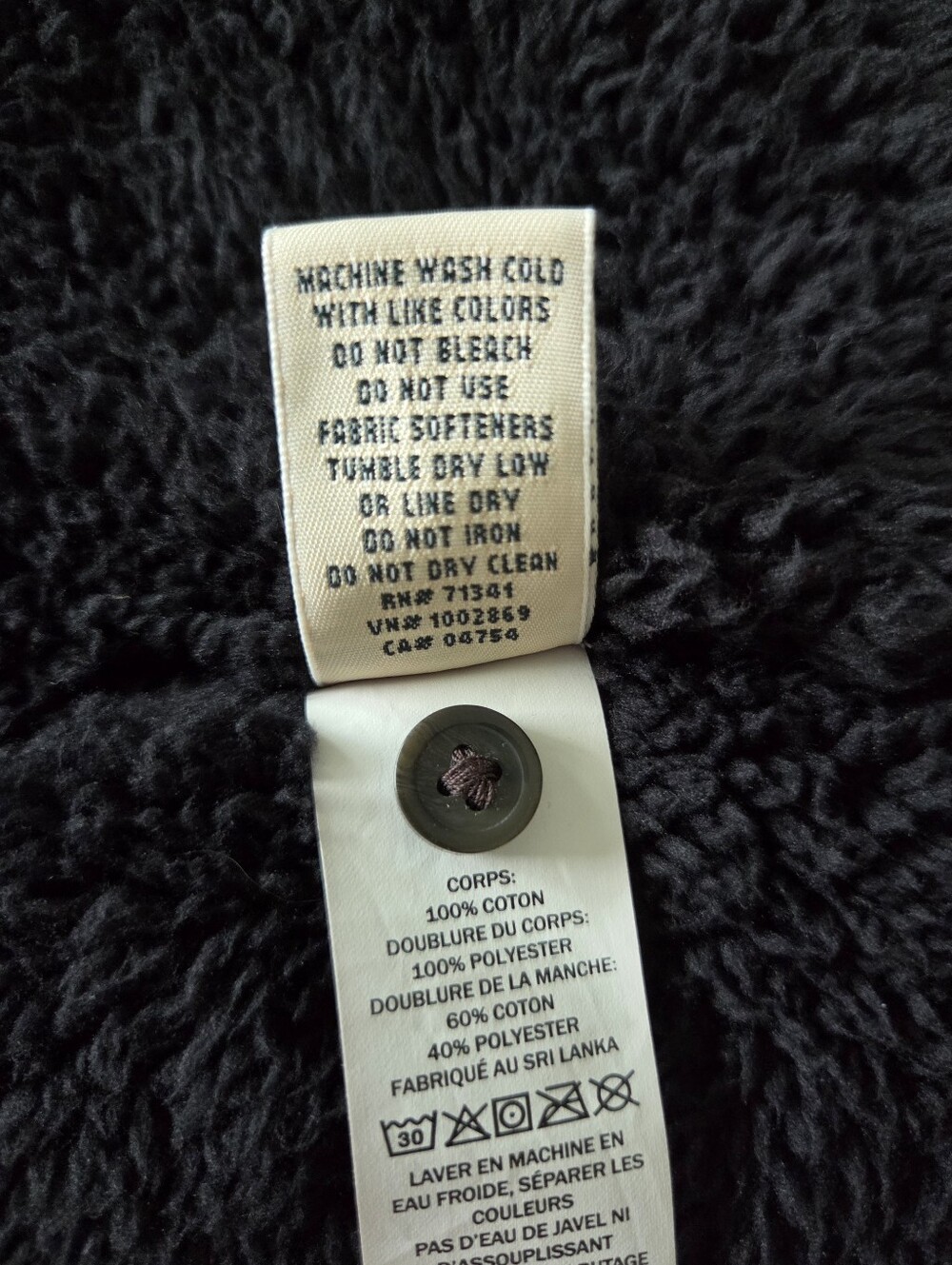 L.L. Bean Relaxed Fit Buffalo Plaid Sherpa Lined Hooded Jacket Womens Size Small - Picture 10 of 10